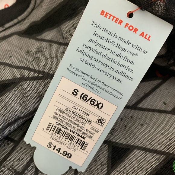 Cat & Jack Halloween season spooky mummy dress, girls’ 6/6X,‎ new with tags - Picture 6 of 14